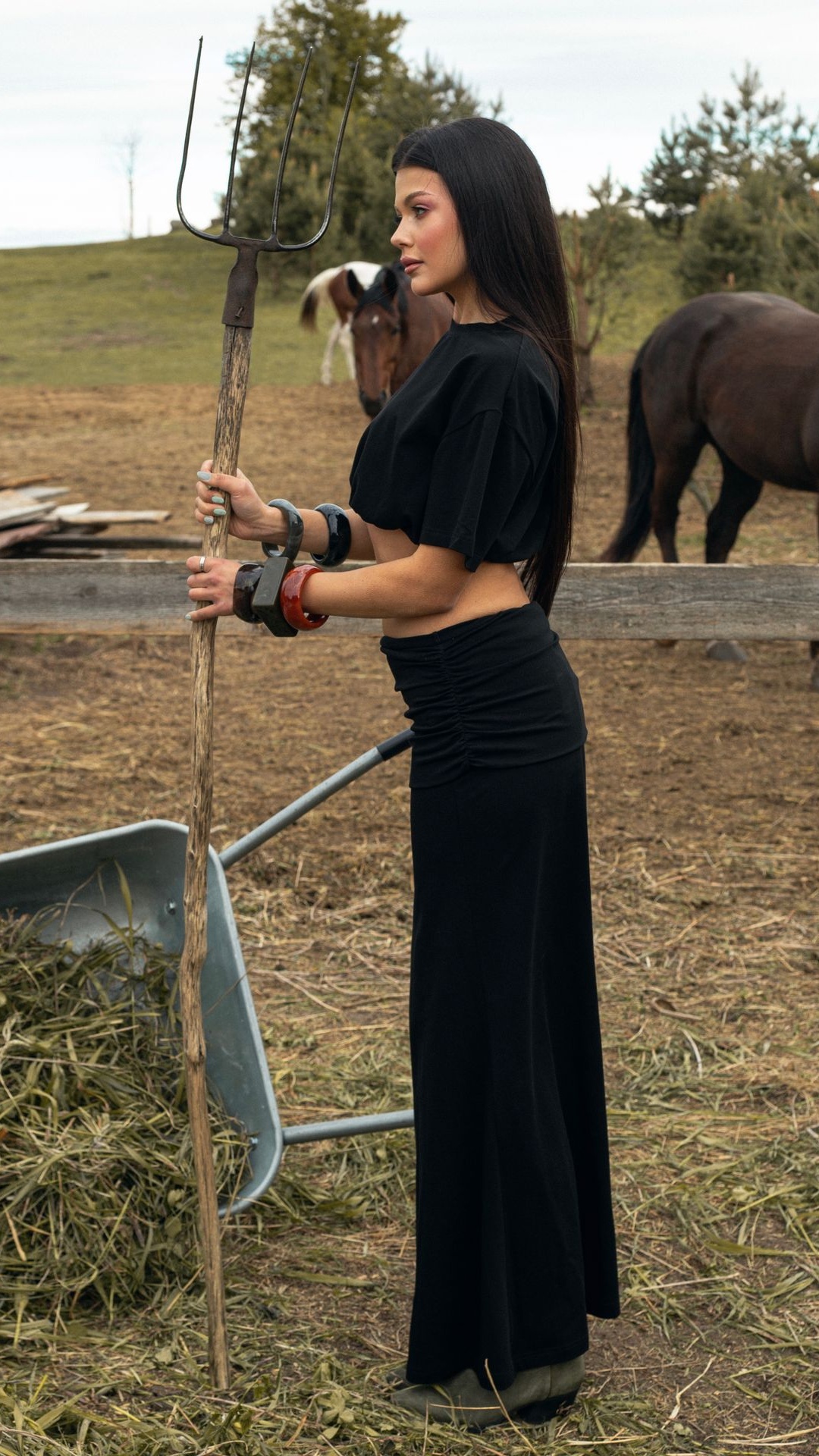 Топ MUZA черный