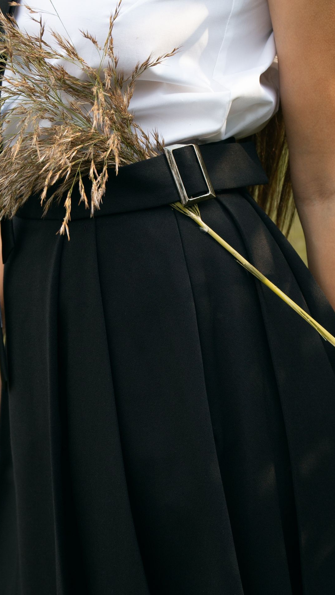 Юбка с ремнем